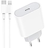 Sakahyro 25W iPhone schnellladegerät and 2M Ladekabel Kabel für iPhone 14/14 Plus/14 Pro/14 Pro Max/13 12 11 SE, USB C Netzteil Stecker Adapter Ladegerät Ladestecker Netzstecker Schnellladekabel