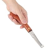 aqxreight Scharfe, Zweiseitige Hufschneiderin für Ziegen und Schafe mit Holzgriff, Hufmesser, das Vieh -Werkzeug, Sparen Sie Zeit und Mühe