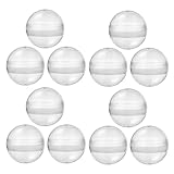 MUSISALY Kaugummiautomat Kapseln 28mm Kunststoffkugeln Transparent 50 Stück Runde Behälter zum Befüllen mit Süßigkeiten und für Verkaufsautomaten