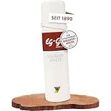 eg-gü Schuhcreme weiß deckend - Sneaker Reiniger & Schuhreiniger für weiße Schuhe - Schuhfarbe & Lederfarbe Weiß -Sneaker Cleaner White - Shoe Whitener 75ml