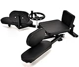 Hanmorfarbi Beinspreizer, Mechanischer Spagattrainer, Einstellbar Bis 180°, Belastbarkeit 100Kg für Yoga, Tanz, Kampfsport und Andere FitnessaktivitäTen, Beinstrecker