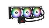 ENERMAX AQUAFUSION II 360mm ARGB AIO CPU Wasserkühlung|Dual Chamber|TDP 370W+|Intel LGA 1851/1700/115x/2066|AMD AM5/AM4 |Digital Anzeige |3x SquA RGB ADV 120 PWM Lüfter |ELC-AQFS360-SQA