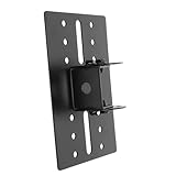 Operitacx Lautsprecher-hängeständer Wand Montieren Universal- Umgeben Dual Regal Stand Schwenken Klein Black Metall