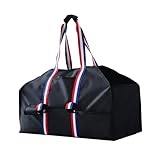 Kaminholztasche, Brennholztasche Extra Große Tote Aus 600D Oxford, Kamin Holz Tragetasche Mit Griffe Axthalterung Sicherheitsverschluss, Für Camping