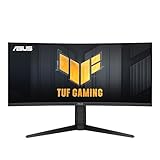 ASUS TUF Gaming VG34VQL3A - 34 Zoll UWQHD Curved Monitor - 180 Hz, 1ms GtG, FreeSync, AdaptiveSync, DisplayHDR 400 - VA Panel, 21:9, 3440x1440, DisplayPort, HDMI, USB-Hub, ergonomisch, Speaker