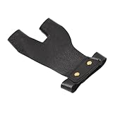 Qsvbeeqj ArcheryGlove Schutzhandschuhe für Recurvebogen und Verbundbögen, für Herren und Damen, Fingerlasche für Bögen, Bogenschützenhandschuh, Erwachsene, Damen, Jugendliche