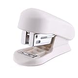 Hefter Mini-Hefter-Studenten Verwenden Einen Kleinen Handhefter For Den Haushalt, Büroverpackungen, Einen Speziellen Kleinen Hefter Nr. 12, Heftklammern Desktop-Hefter(White)