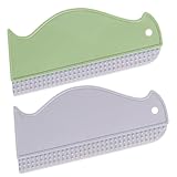 Toyvian 2 Stück Fensterabzieher Ergonomisch Glasklarer Glaswischer Bad Badezimmer Spiegel Reinigungstool Langlebig Stabile Kante für Streifenfreies Abziehen Fensterputzen Haushalt