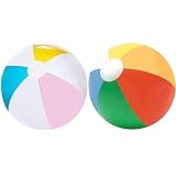 Wasserball, 2 Pcs Wasserball Aufblasbar, Water Ball/Beach Ball, Für Aufblasbare Schwimmbad Spielzeug, Sommer Wasser Spiele Kinder, Schwimmen Party Supplies (40 Cm)