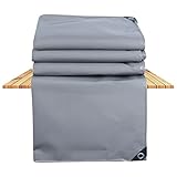 WFCQNBJBF Plane wasserdicht, strapazierfähig, Abdeckplane, strapazierfähig, 420 g/m², Plane, Planenblatt mit Ösen, Möbel, Camping, Überdachung, Zeltboden, faltbar, 0,40 mm dick, anpassbar(300x300cm)