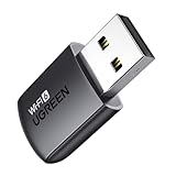 UGREEN WLAN Stick AX900 WiFi 6 Primär WLAN Adapter PC Dual Band 2,4G/5GHz, eingebauter Treiber, OFDMA+MU-MIMO, WPA2-PSK, USB WLAN Stick kompatibel mit Windows 11/10.