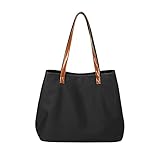 FANDARE Vintage Handtaschen Damen Schultertasche Henkeltasche Tragetasche Wasserdicht Nylon Frauen Schulranzen Arbeitstasche