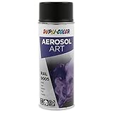 DUPLI-COLOR AEROSOL ART RAL 9005 tiefschwarz matt 400 ml,...