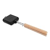 Petromax Sandwicheisen, schwarz, L 49,5 x B 13,5 x H 4,5 cm