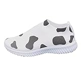 Damen Sportschuhe Sale Sportschuhe Damen Leichte Schnürer Running Atmungsaktiv rutschfest Jogging Turnschuhe Bequem Orthopädische blitzangebote des Tages Heute befristet Weiß 38