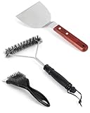 Grillbürste Edelstahl, 3 Pack BBQ Reinigungsset...