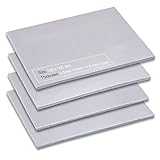Aairhut 4-Pack 13W/m.K Wärmeleitpads, 100 x 100mm x 0,5mm+1mm+1,5mm+2mm Silikon Thermal Pads und Nicht leitende Hitzebeständigkeit Extreme Odyssee Abdeckung mit doppelten selbstklebenden Folien