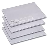 Aairhut 4-Pack 13W/m.K Wärmeleitpads, 100 x 100mm x 0.5mm+1mm+1.5mm+2mm Silikon Thermal Pads und Nicht leitende Hitzebeständigkeit Extreme Odyssee Abdeckung mit doppelten selbstklebenden Folien