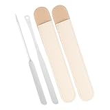 NIYANGLE 1Satz Make Up Rührstäbchen Teiliges Mit Spatel Für Kosmetische Anwendungen Zum Mischen Von Foundation Gesichtscreme Und Farben Professionelles Make Up Werkzeug