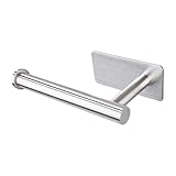 Toilettenpapierhalter - Selbstklebender Edelstahl-Rollenhalter Einfach ohne Bohren zu installieren, wasserdichtes und rostbeständiges Design | Lagerregal vielseitig einsetzbar in Toiletten