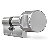 DOM ix Twido® Knaufzylinder 50/40K inkl. 5 Schlüssel - Sicherheits-Türzylinder - Sicherungskarte - Wendeschlüssel mit hohem Kopierschutz (K=Knaufseite) (EinzelschlieÃŸung)