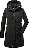 Killtec Damen Kow 165 Wmn Prk Funktionsparka/ Parka Mit Abzippbarer Kapuze, Dunkeloliv, 44 EU