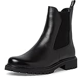 Tamaris Damen Chelsea Boots, Frauen Stiefeletten,Schlupfstiefel,Stiefel,Bootee,Booties,halbstiefel,Kurzstiefel,uebergangsschuhe,Black,39 EU