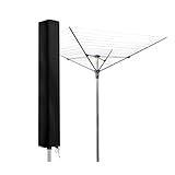 GQunit Wäschespinne Schutzhülle Premium, 160x15x15cm, Wasserdicht, UV-beständig, mit Reißverschluss, für alle Wäscheschirm Modelle