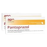 apodiscounter Pantoprazol Eris 20 mg magensaftresistente Tabletten (2x14 Stk) - Effektiv gegen Sodbrennen & bei saurem Aufstoßen