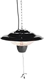 Semptec Urban Survival Technology Heizlampe: Infrarot-Außen-Deckenheizstrahler IRW-1000, IP34, 1.000 W (Wärmelampe, Heizstrahler Aussenbereich, Halogenlampen)