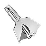 TOPPERFUN Manueller Nasenhaarschneider für Männer Präzise Sicher und Kompakt Nasen Ohrhaarschneider Schmerzfrei und Langlebig für Reisen und Alltag