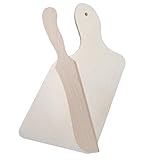 DEKOFANT Spätzlebrett Holz und Spätzle Messer ergonomisch I Spätzlehobel 29x15,5x1cm I links/rechts Händer