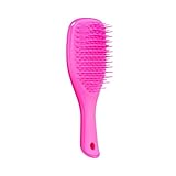 Tangle Teezer Mini The Ultimate Detangler Haarbürste, sanft zu nassem Haar, zweistufige Zähne und bequemer Griff, ideal für Kinder und Reisen, reduziert Knoten und Haarbruch, Rosa