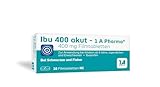 Ibu 400 akut – 1 A Pharma® | 10 Stk | Bei Schmerzen und Fieber | Mit Ibuprofen | Gut verträglich | Für Ihre Hausapotheke