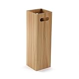 Versa Schirmständer aus Holz, minimalistischer Stil, 48 x 15 x 15 cm, MDF-Holz, Hellbeige