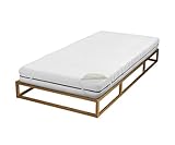 biberna Sleep & Protect wasserundurchlässige Molton-Matratzenauflage 0808315 weiß 1x 80x160 cm