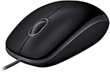 Logitech B110 Silent Kabelgebundene Maus - Schwarz