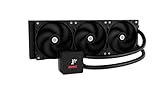 ENERMAX LIQMAX IV 360mm AIO CPU Wasserkühlung|Dual Chamber|TDP 380W+|Intel LGA 1851/1700/115x/2066| AMD AM5/AM4 |Digital Anzeige |3x 120 PWM Performance Flow Fan|ELC-LMIV360-SF