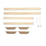 SHENJMAI Keilrahmen für leinwand Großer Holzrahmen for Leinwandgemälde, DIY-Wandfoto-Posterrahmen(Width 80cm,Height 50cm)