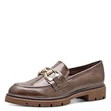 Marco Tozzi Damen 2-24700-43 Loafer, Taupe Patent, 38 EU
