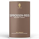 ZELLGUT© BIO SPROSSEN-REIS 800g • 100% ROHKOST & gekeimt • GABA Reis • Vollkorn-Naturreis • enthält Gamma Amino Buttersäure • GLUTENFREI BASISCH • EU-Bio-Landwirtschaft • Bioverfügbar Premium Qualität