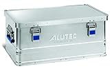 ALUTEC Aluminiumbox BASIC 40 (Inhalt 40 l, Innenmaße (LxBxH) 535 X 340 X 220 mm, staub-/spritzwassergeschützt, Werkzeugbox, Aufbewahrungskiste, Gewicht 2,98 kg) 10040