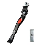 Fahrradständer für 16 Zoll 20 Zoll 24 Zoll, Universal Fahrrad Ständer, Einstellbarer Fahrrad Seitenständer, Höhenverstellbarer Fahrradständer Mittelständer für Mountainbike Ebike Rennrad Ständer.