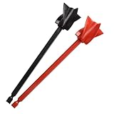 NINMORTH Epoxidharz-Farbmischer-Paddel für Bohrmaschine, ABS-Spiral-Rühraufsatz für Farbe, Glasur, Fleck & dicke Flüssigkeiten, 16,5 cm, 2 Stück