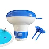 Chlorspender für Pool, Chlorschwimmer Tablettenspender | Pool-Schwimmer, Pool & Spa Chlortablettenhalter, große Kapazität Chlortabletten unterstützen