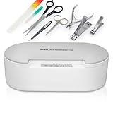 YUYTE UV Reinigungsbox, Professionelle Sterilisationsschale, Voice Broadcast Clean Sterilisator Box Aufbewahrungsorganisator für Nagel, Pinzette, Friseursalon