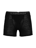 Icebreaker 100% Merinowolle Herren Base Layer - Everyday Boxers mit Eingriff - 175 Ultralight Fabric | Unterhosen Männer | Boxershorts | Unterwäsche | Merino Unterwäsche - Schwarz/Monsoon, XXL