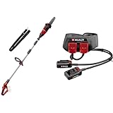 Einhell Akku-Hochentaster GE-LC 18 Li T-Solo Power X-Change (Li-ion, 18 V, 20 cm Schwertlänge, Teleskopstiel, Oregon Schwert und Kette, ohne Akku und Ladegerät, inkl. Akku-Gürtel)