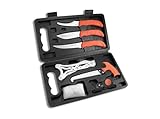 Outdoor 02OE069 Edge Unisex – Erwachsene Jaeger Pak Messerset, orange, 32 cm