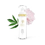 BeautyFokus Anti-Falten Serum | vegane Anti-Aging Naturkosmetik für Gesicht, Hals & Dekolleté mit Hyaluronsäure - 9 Wirkstoffe hochkonzentriert & tiefenwirksam - 30 ml - in Deutschland produziert